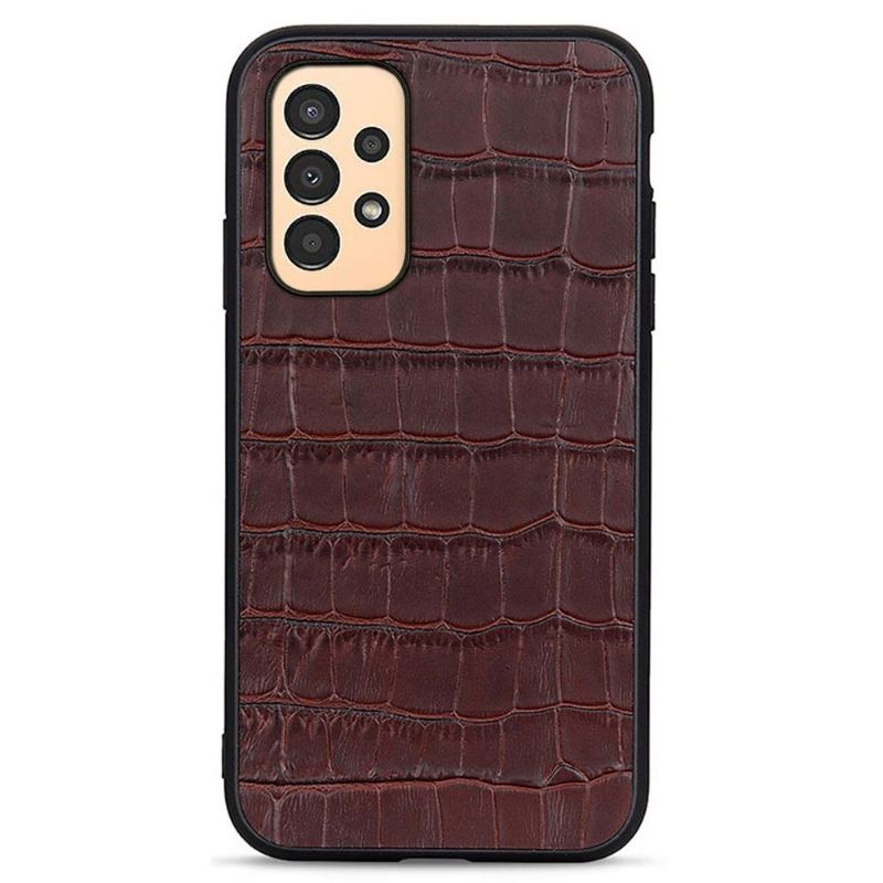 Hülle Für Samsung Galaxy A13 4G Chic Croco Skin Look