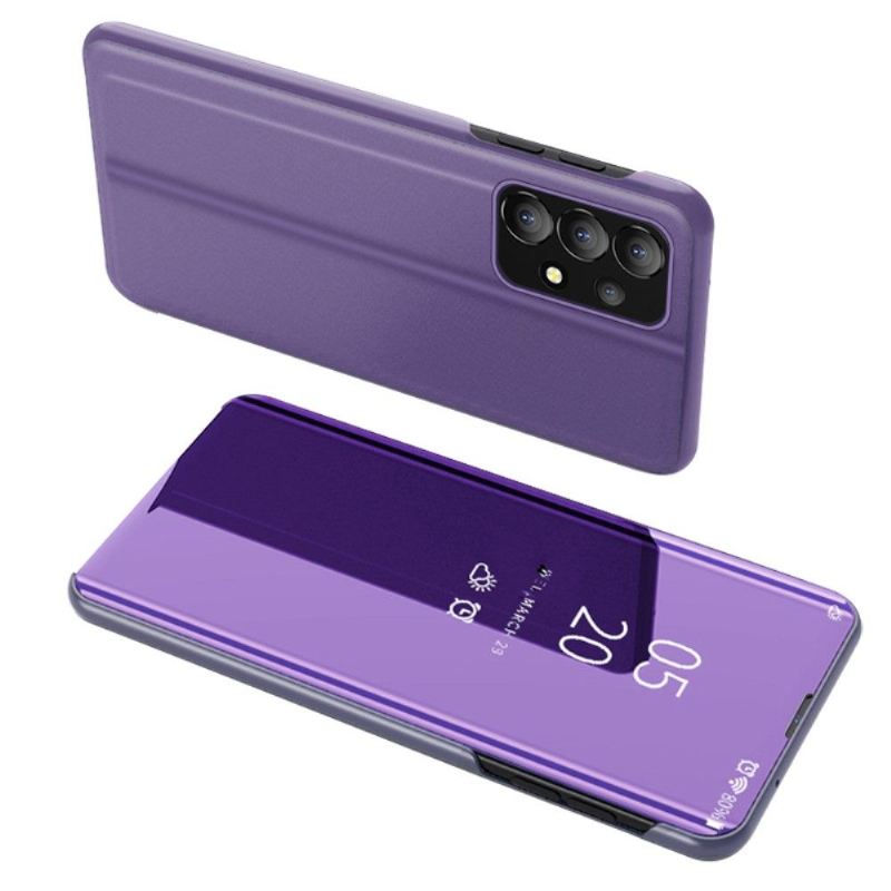 Hülle Für Samsung Galaxy A13 4G Flip Case Spiegeleffekt