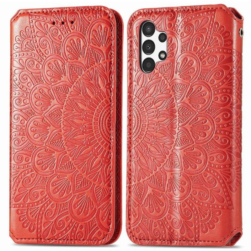 Lederhüllen Für Samsung Galaxy A13 4G Schickes Mandala