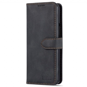 Flip Case Für Samsung Galaxy Z Fold 4 Brieftasche Azns Stitching Wallet