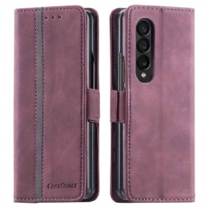 Flip Case Für Samsung Galaxy Z Fold 4 Casedance Serie Waltz 001