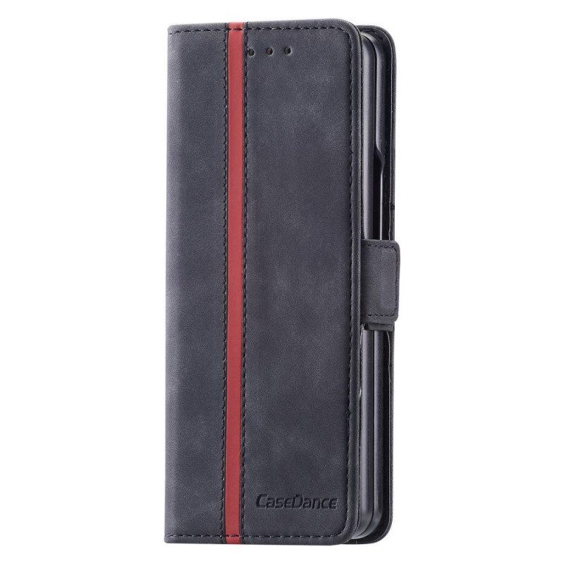 Flip Case Für Samsung Galaxy Z Fold 4 Casedance Serie Waltz 001