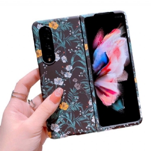 Handyhülle Für Samsung Galaxy Z Fold 4 Blumen-tapete