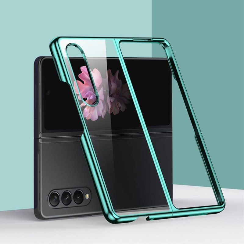 Handyhülle Für Samsung Galaxy Z Fold 4 Transparentes Metall