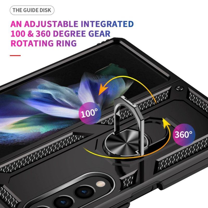 Hülle Für Samsung Galaxy Z Fold 4 Militärqualität Mit Ring