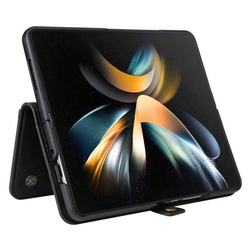 Lederhüllen Für Samsung Galaxy Z Fold 4 Yikatu Yk-001