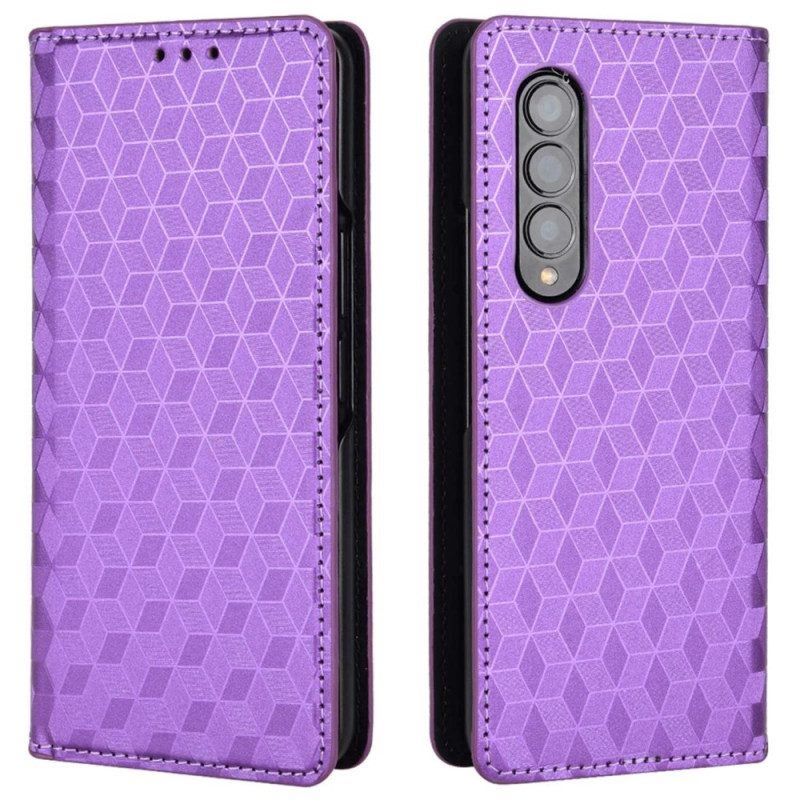 Schutzhülle Für Samsung Galaxy Z Fold 4 Flip Case 3d-würfel