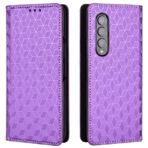 Schutzhülle Für Samsung Galaxy Z Fold 4 Flip Case 3d-würfel