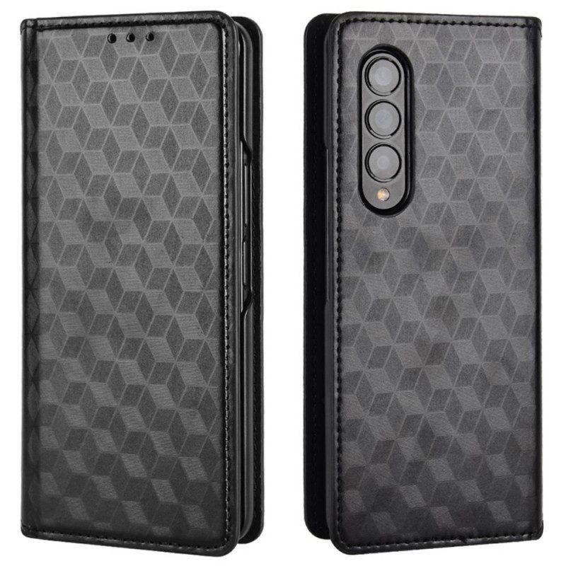 Schutzhülle Für Samsung Galaxy Z Fold 4 Flip Case 3d-würfel