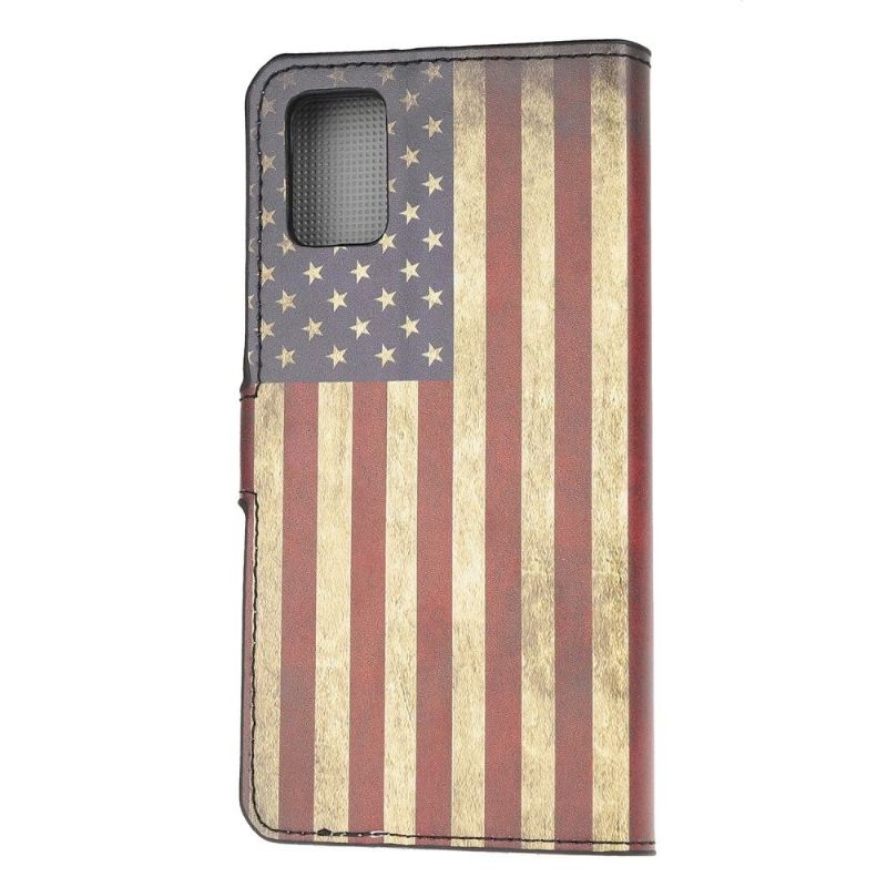 Case Für Samsung Galaxy A41 Vintage Amerikanische Flagge