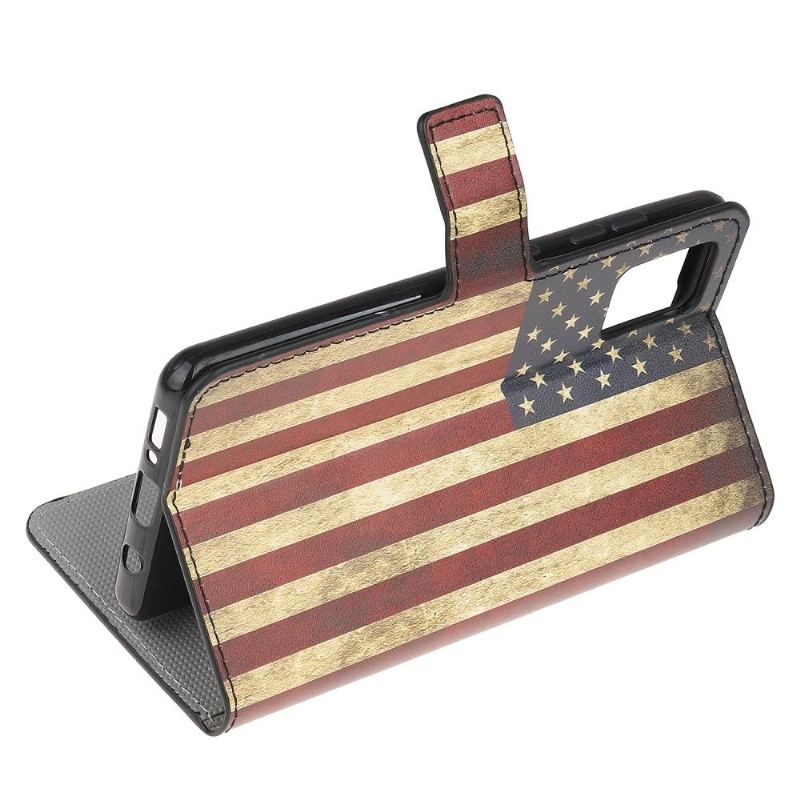 Case Für Samsung Galaxy A41 Vintage Amerikanische Flagge