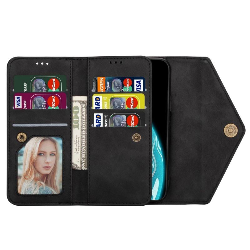 Flip Case Für Samsung Galaxy A41 Brieftasche Ledereffekt N.bekus