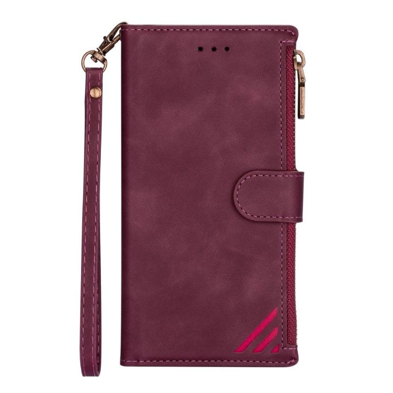 Flip Case Für Samsung Galaxy A41 Brieftasche Sandig Frisch