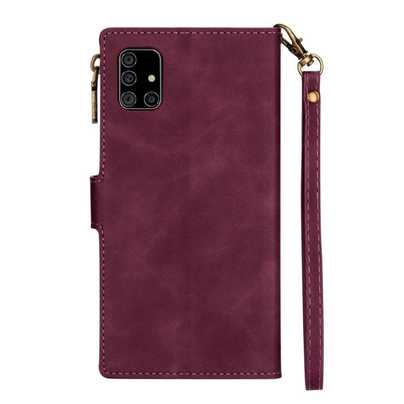 Flip Case Für Samsung Galaxy A41 Brieftasche Sandig Frisch