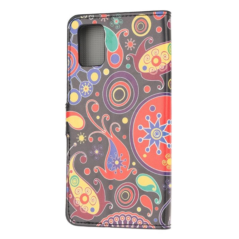 Lederhüllen Für Samsung Galaxy A41 Paisley-blume