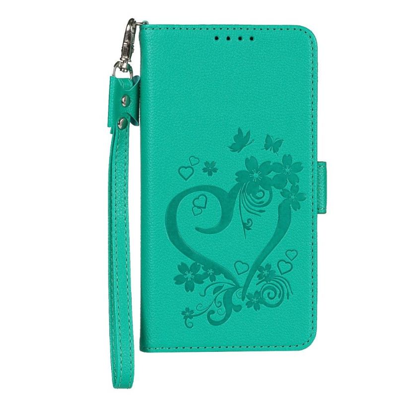 Flip Case Für Samsung Galaxy S21 5G Blumenherz