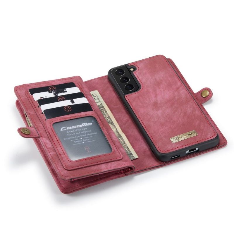 Hülle Flip Case Für Samsung Galaxy S21 5G 2 in 1 Magnetisch