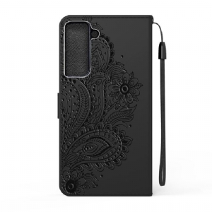 Lederhüllen Für Samsung Galaxy S21 5G Lena Paisley