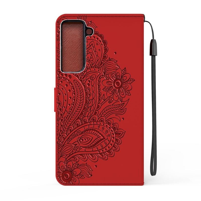 Lederhüllen Für Samsung Galaxy S21 5G Lena Paisley