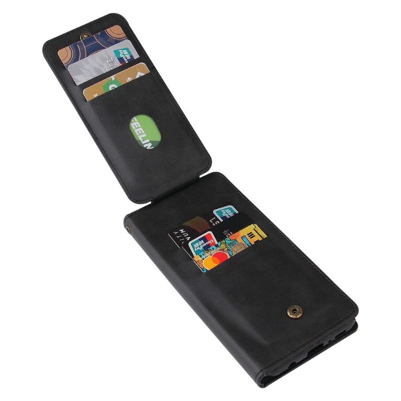 Lederhüllen Für Samsung Galaxy S21 5G Multi-compartment-unterstützung