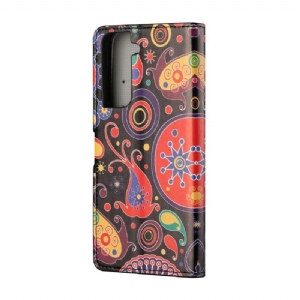 Lederhüllen Für Samsung Galaxy S21 5G Paisley-blume