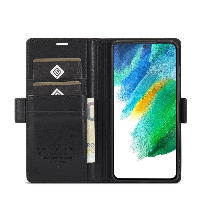 Lederhüllen Für Samsung Galaxy S21 5G Schutzhülle Flip Case Lc.imeeke Folio Mit Ledereffekt