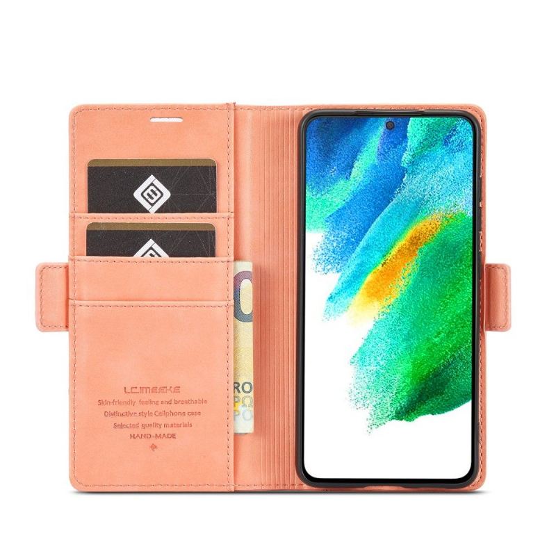 Lederhüllen Für Samsung Galaxy S21 5G Schutzhülle Flip Case Lc.imeeke Folio Mit Ledereffekt