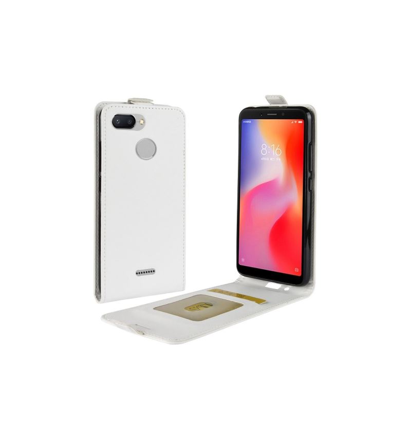 Case Für Xiaomi Redmi 6 Flip Case Vertikales Kunstleder