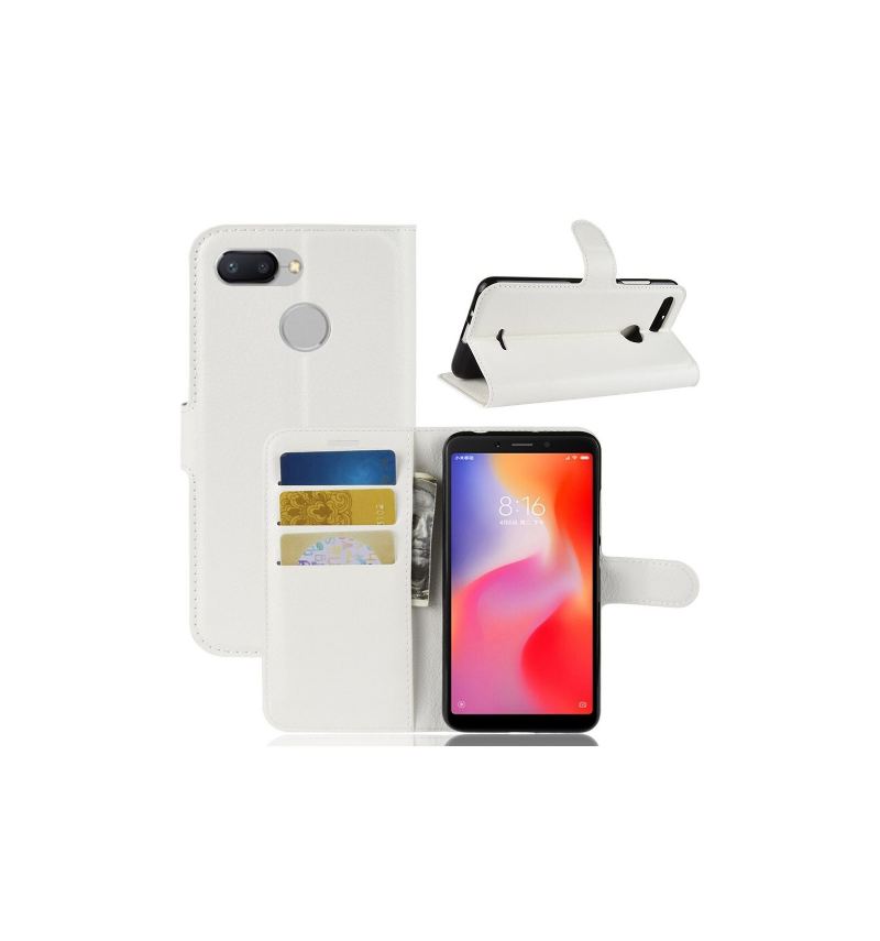 Flip Case Für Xiaomi Redmi 6 Style Kartenetui Aus Leder