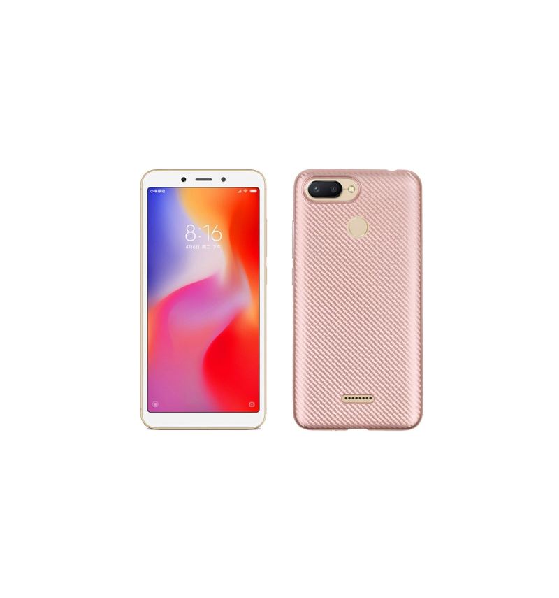 Hülle Für Xiaomi Redmi 6 Kohlefaser-beschichtungsgel