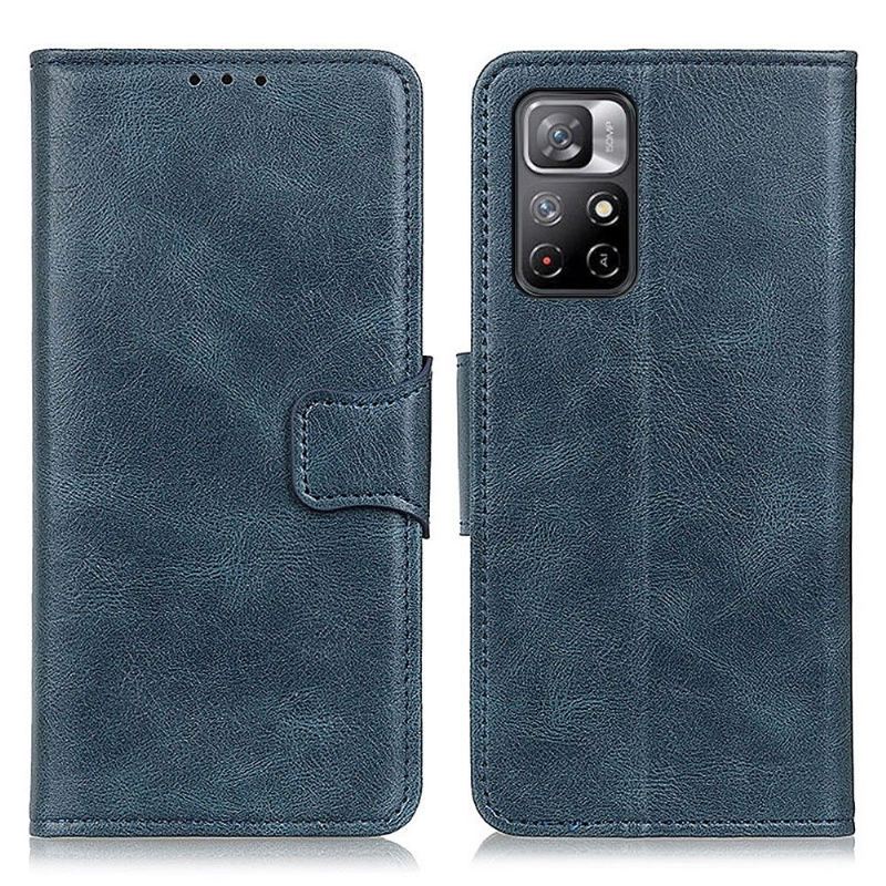 Flip Case Für Poco M4 Pro 5G Flip Case Folio Standfunktion Aus Kunstleder