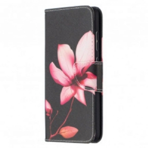 Flip Case Für Samsung Galaxy A52 4G / A52 5G / A52s 5G Pinke Blume