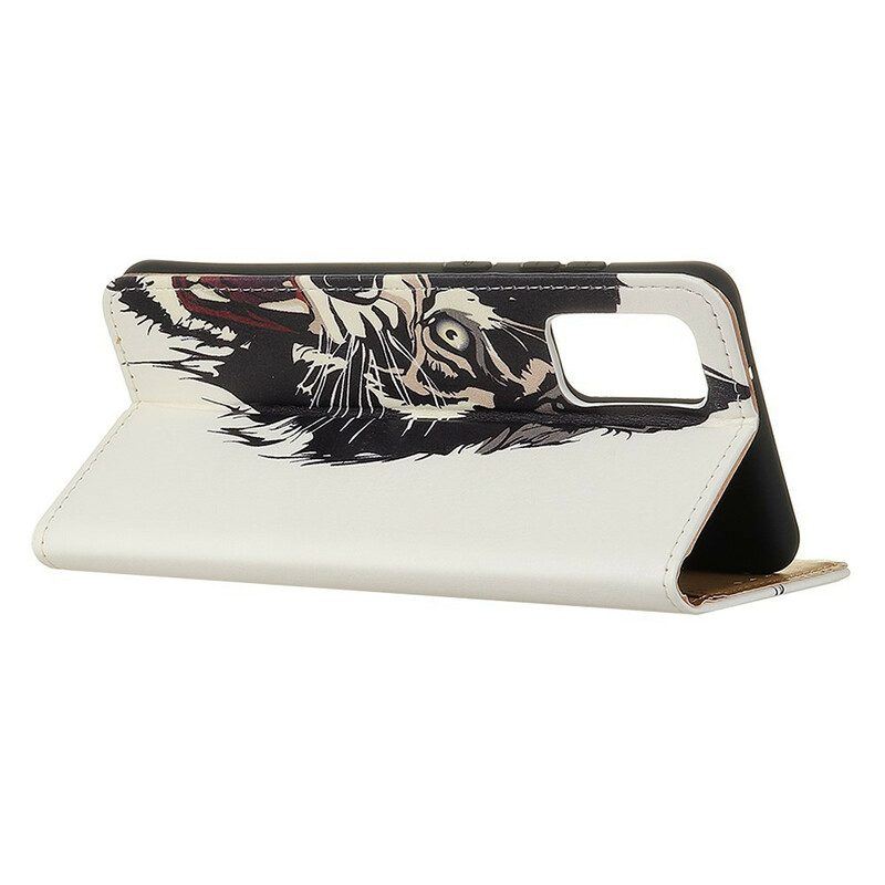 Flip Case Für Samsung Galaxy A52 4G / A52 5G / A52s 5G Wilder Tiger