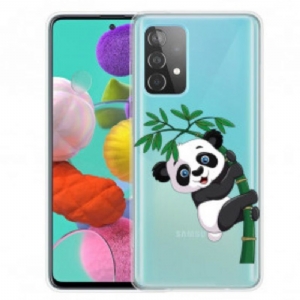 Handyhülle Für Samsung Galaxy A52 4G / A52 5G / A52s 5G Panda Auf Bambus