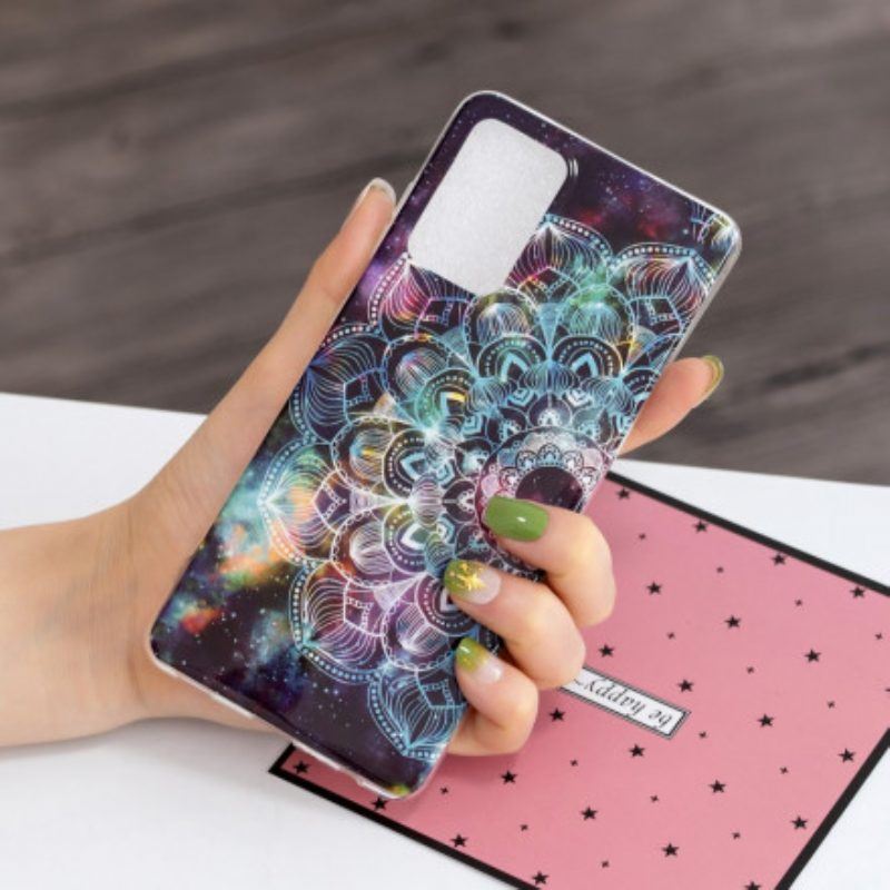 Hülle Für Samsung Galaxy A52 4G / A52 5G / A52s 5G Fluoreszierendes Buntes Mandala