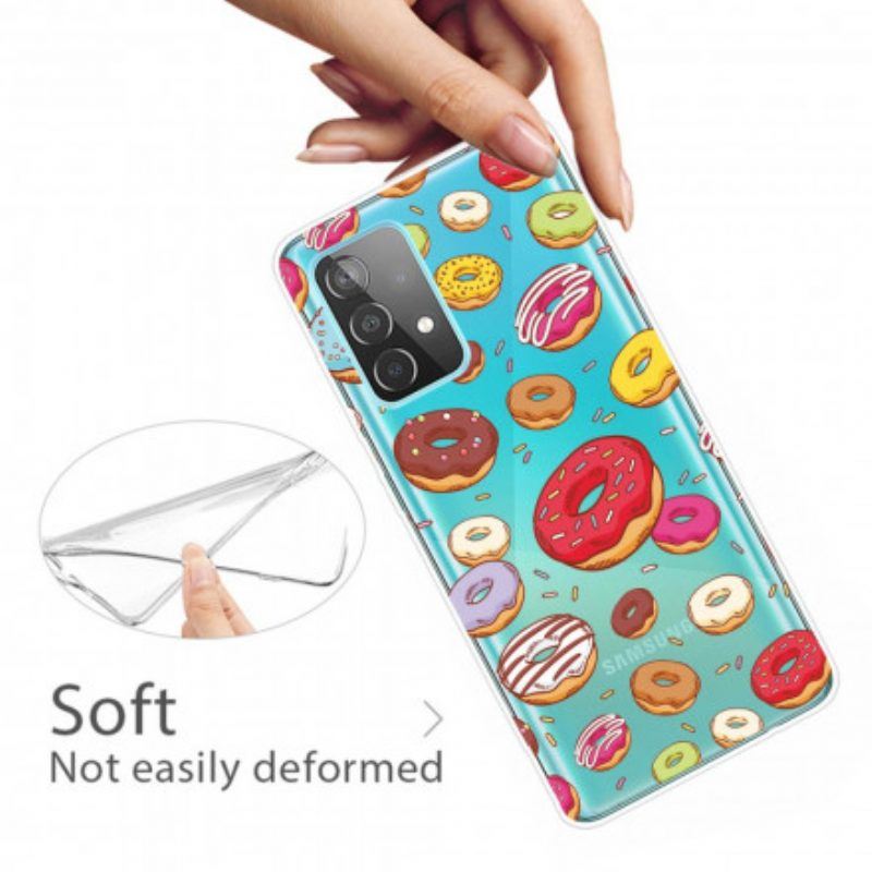 Hülle Für Samsung Galaxy A52 4G / A52 5G / A52s 5G Ich Liebe Donuts