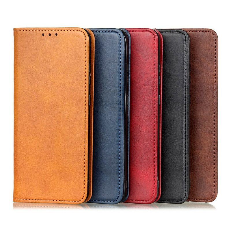 Schutzhülle Für Samsung Galaxy A52 4G / A52 5G / A52s 5G Flip Case Vintage Spaltleder