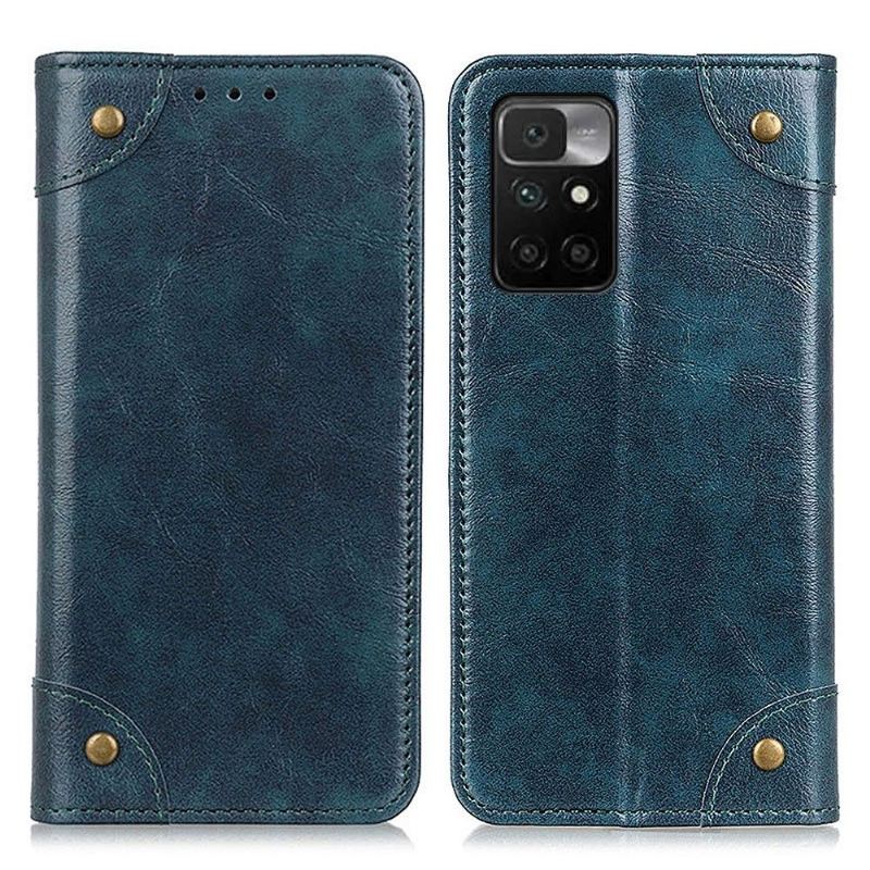 Case Für Xiaomi Redmi 10 Simon Kunstledernieten