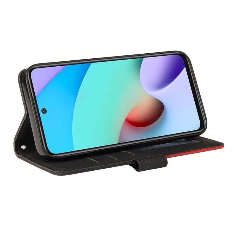 Flip Case Für Xiaomi Redmi 10 Bicolor Künstlerisch