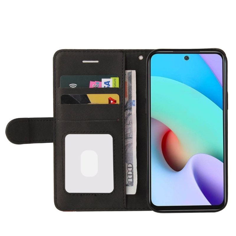 Flip Case Für Xiaomi Redmi 10 Bicolor Künstlerisch