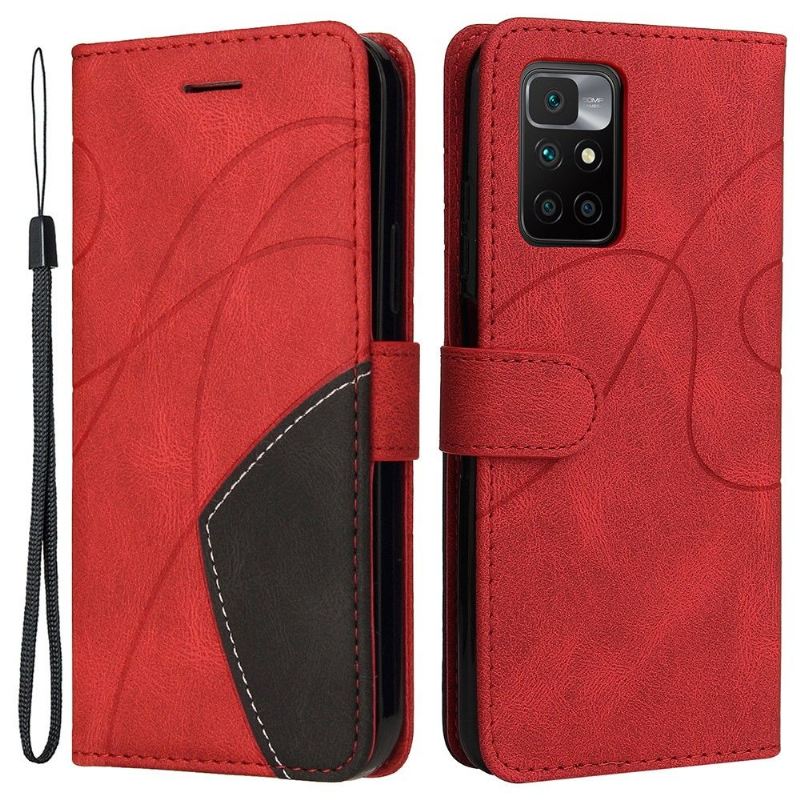 Flip Case Für Xiaomi Redmi 10 Bicolor Künstlerisch