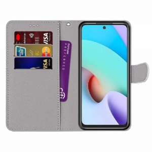 Flip Case Für Xiaomi Redmi 10 Makronen