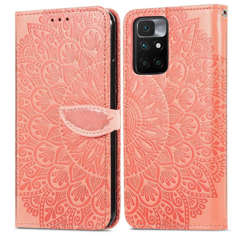 Flip Case Für Xiaomi Redmi 10 Mandala-blatt