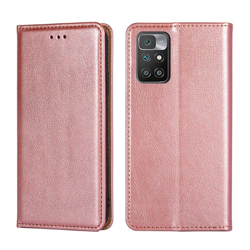 Handyhülle Für Xiaomi Redmi 10 Schutzhülle Flip Case Reines Kunstleder