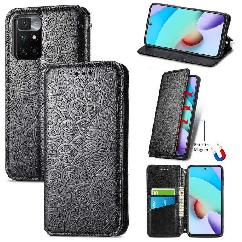 Lederhüllen Für Xiaomi Redmi 10 Flip Case Flip-chic-mandala