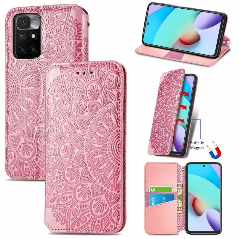 Lederhüllen Für Xiaomi Redmi 10 Flip Case Flip-chic-mandala