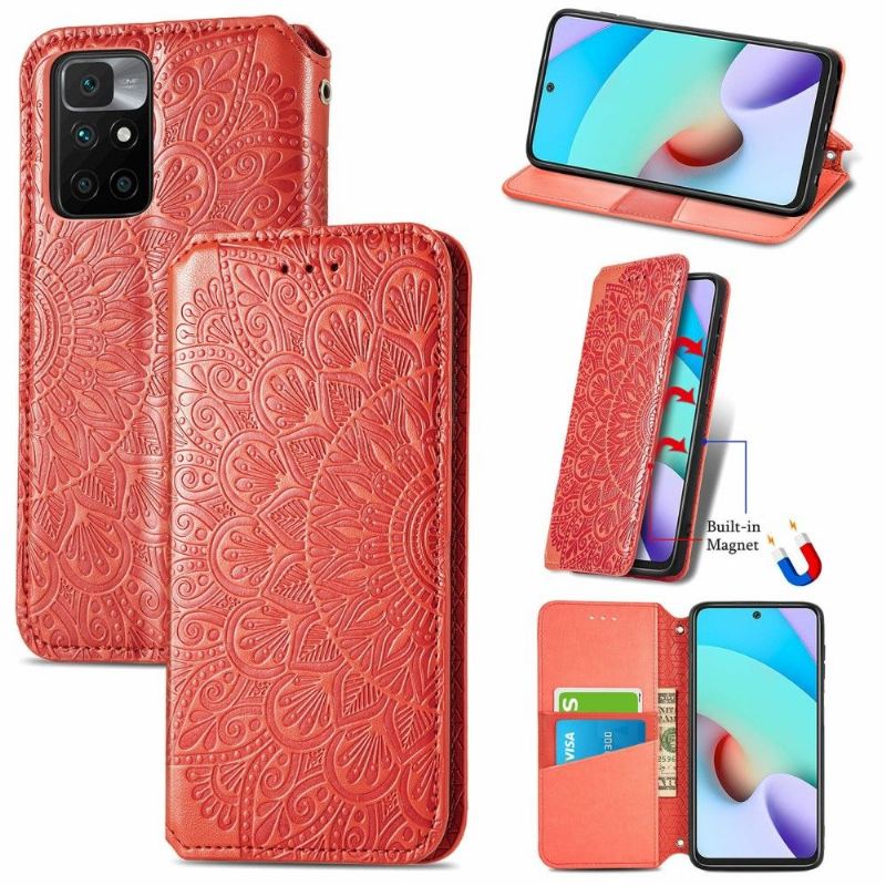 Lederhüllen Für Xiaomi Redmi 10 Flip Case Flip-chic-mandala