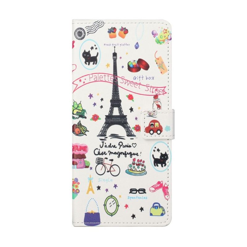 Flip Case Für Samsung Galaxy A32 4G Ich Liebe Paris