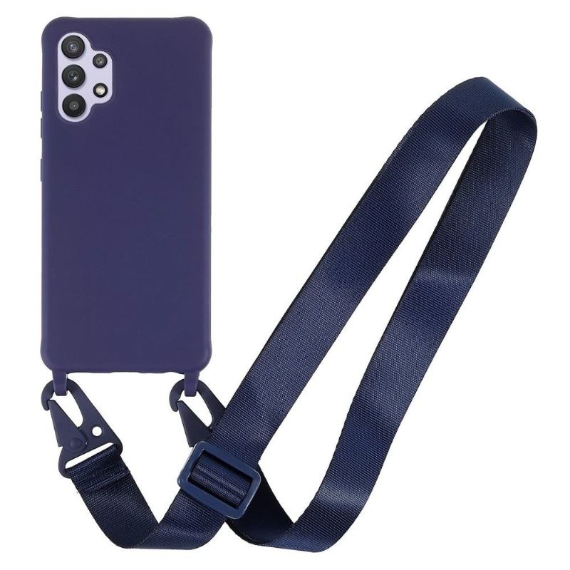 Handyhülle Für Samsung Galaxy A32 4G Schutzhülle Schutz Mit Lanyard