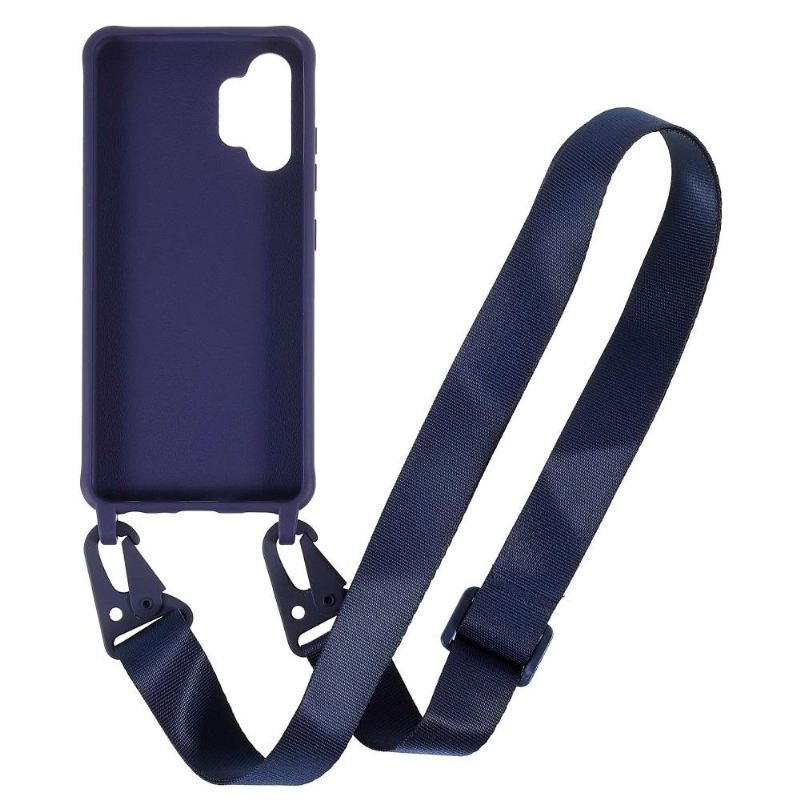 Handyhülle Für Samsung Galaxy A32 4G Schutzhülle Schutz Mit Lanyard